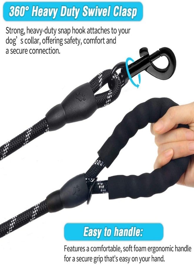 ECAPT Heavy Duty Nylon Dog Leash | Anti Slip Padded Handle Long Dog Leash | Highly Reflective Leash for Dogs | Dog Rope for Medium & Large Dogs | Dog Training Leash - Image 5